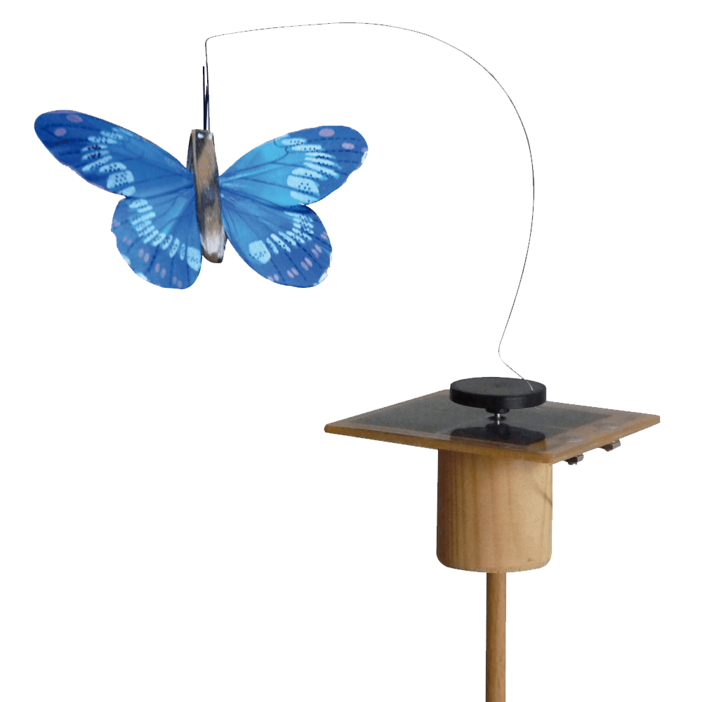 Papillon solaire avec LED 