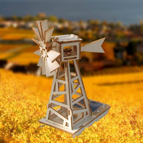 Pompe Vent Éolienne Jouet Solaire