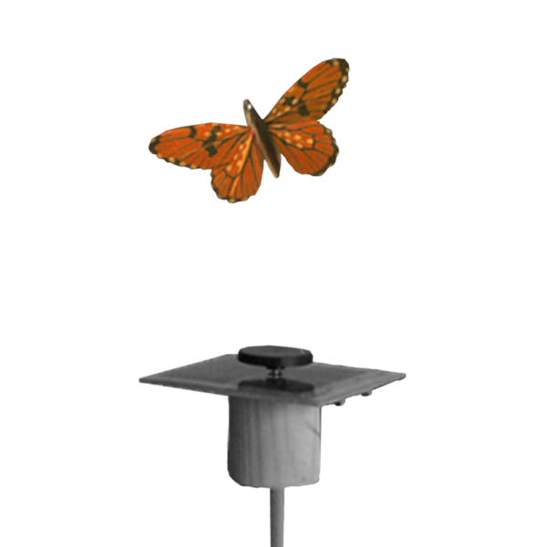 Accessoire Papillon Solaire Plume 8cm Heliobil