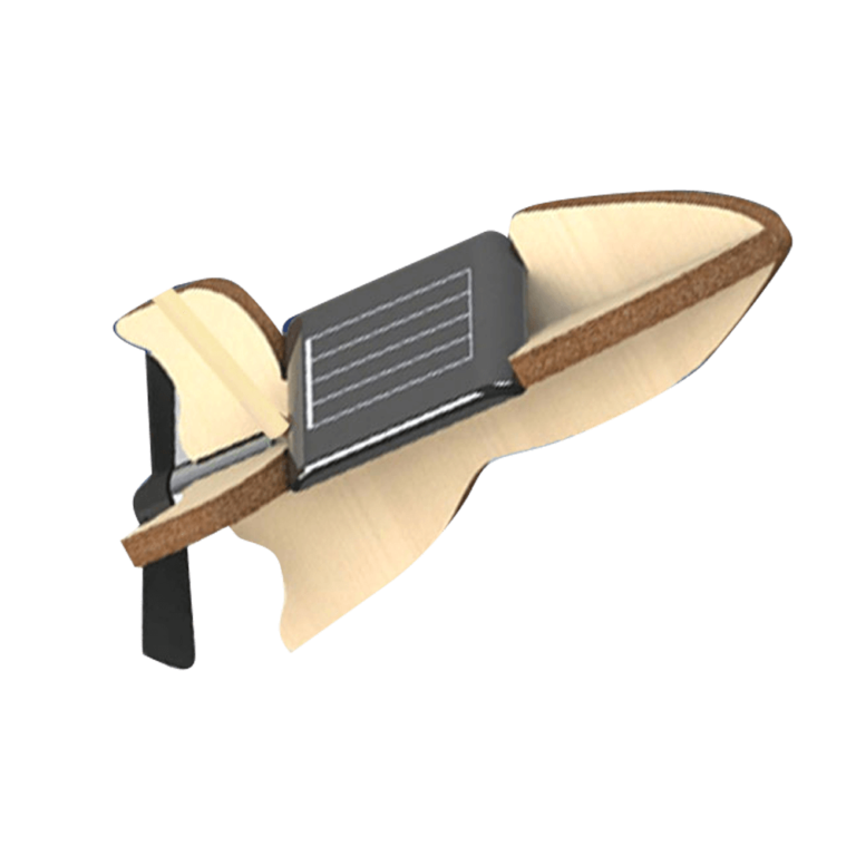 Kit en Bois Avion Biplan Energie Solaire : HélioBil